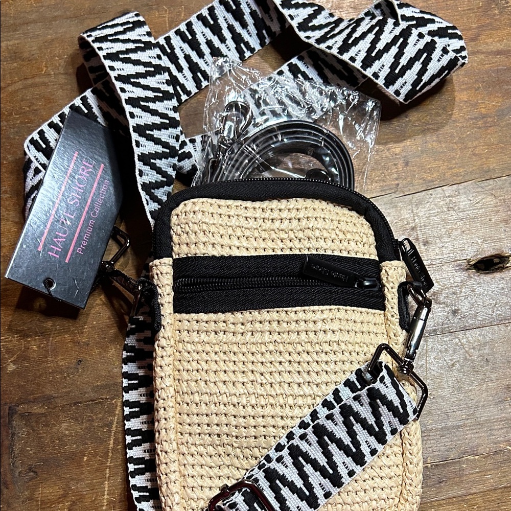 Haute Shore rattan crossbody